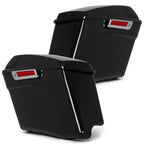 4" Stretched Hard SaddleBags 5x7 Speaker Lids For Harley Street Road Glide 2014+