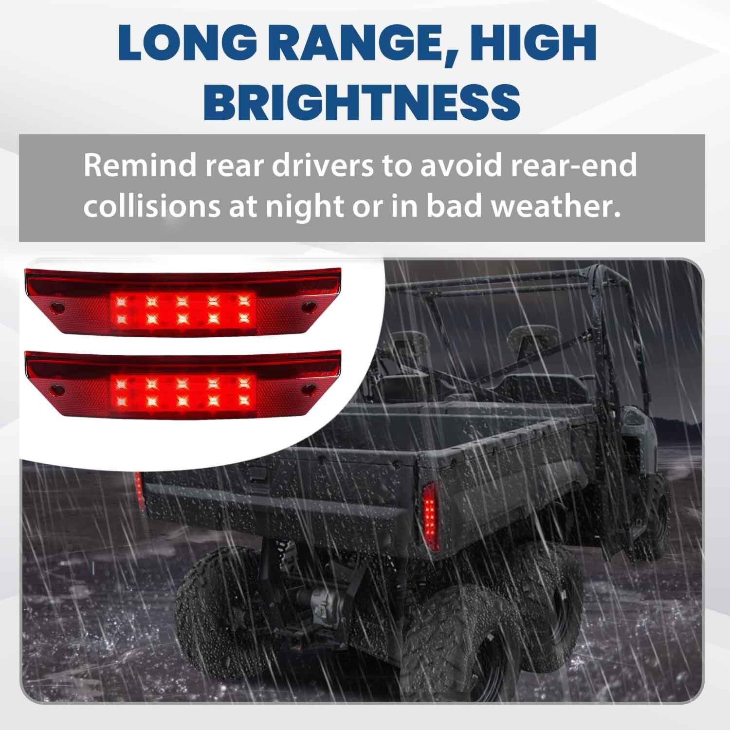 Pair Tail Light Left & Right for Polaris 2009-16 Ranger 500 700 800 900 2411099