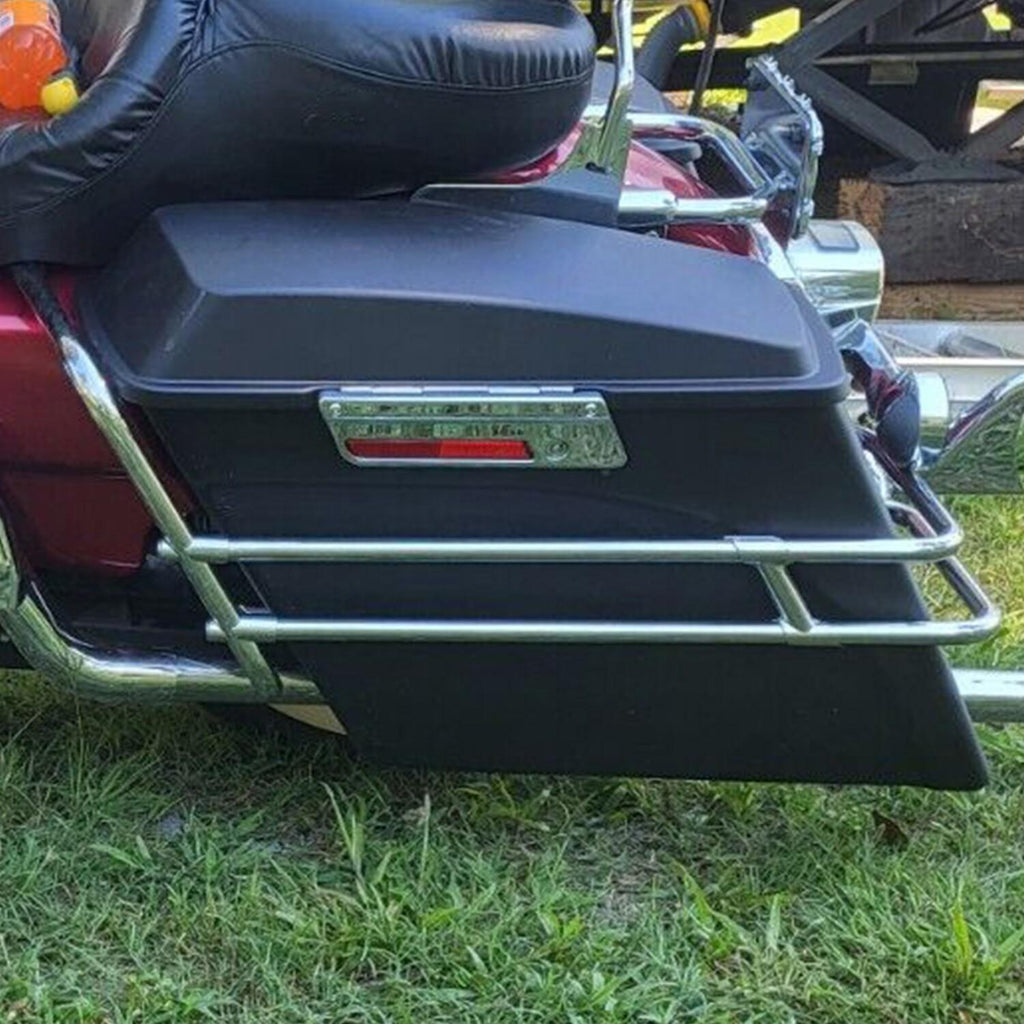 Saddle Bag Saddlebag Guard Rail Bracket For 97-08 Harley Road King Electra Glide