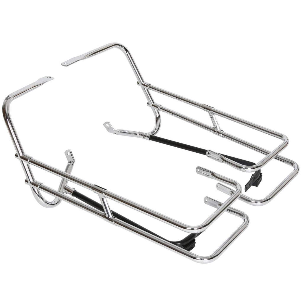 Saddle Bag Saddlebag Guard Rail Bracket For 97-08 Harley Road King Electra Glide