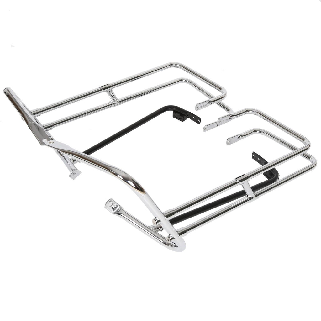 Saddle Bag Saddlebag Guard Rail Bracket For 97-08 Harley Road King Electra Glide