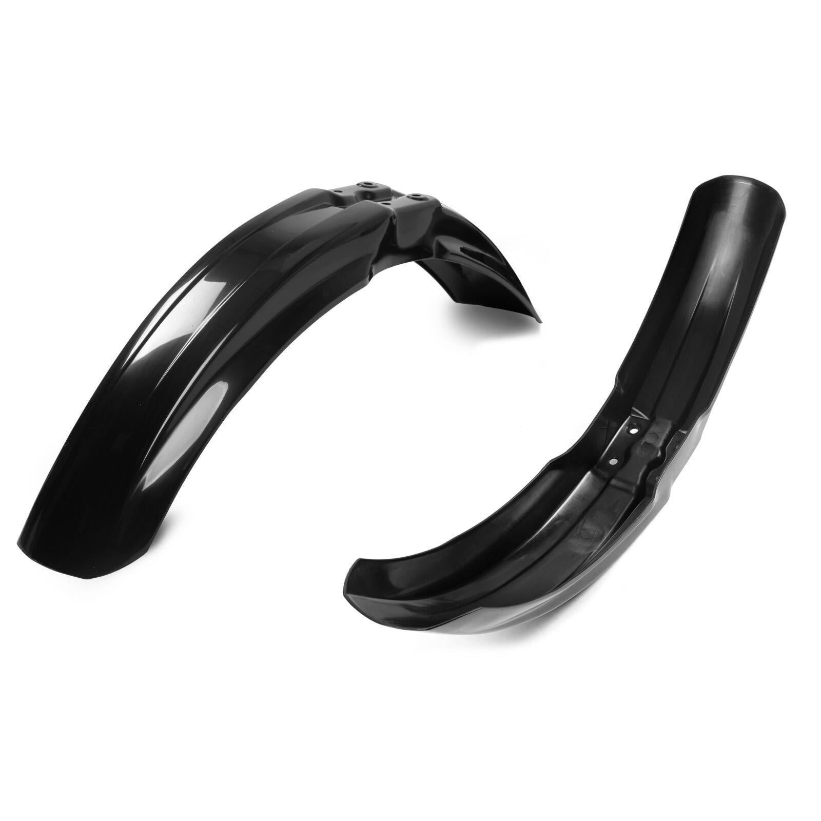 Black Restyle Plastic Kit Fairing Bodywork For KAWASAKI KX125 KX250 1999-2002