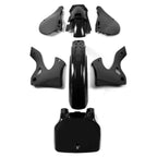 Black Restyle Plastic Kit Fairing Bodywork For KAWASAKI KX125 KX250 1999-2002