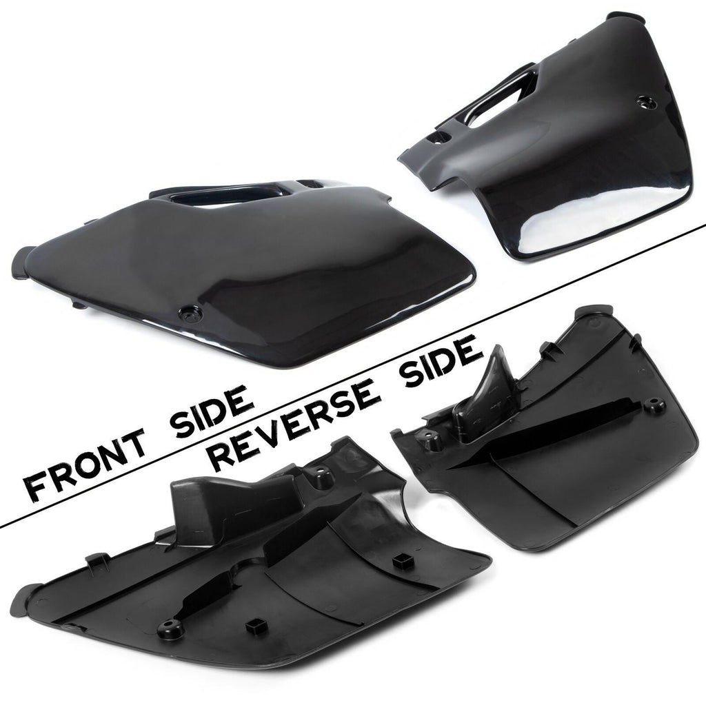 Black Complete Plastic Bodywork kit For KAWASAKI KX125 KX250 1994 1995 1996-1998