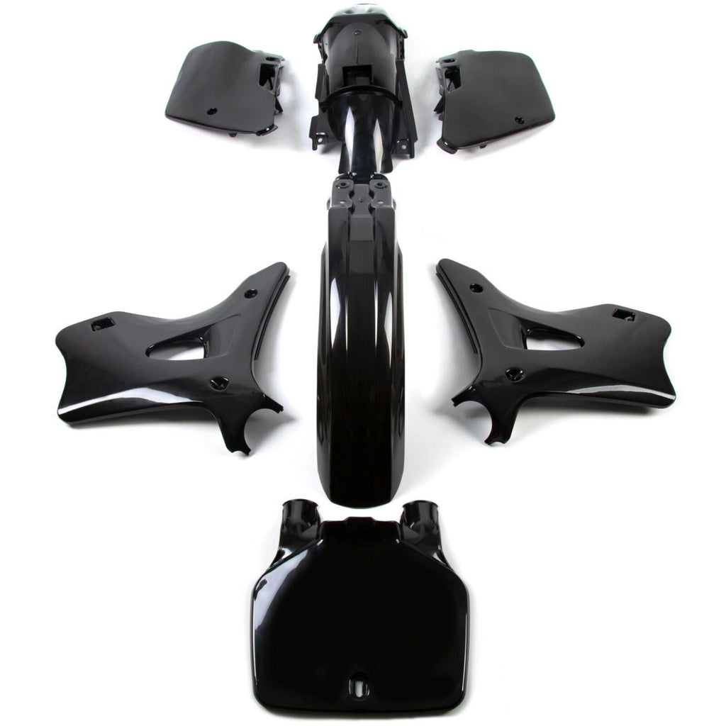 Black Complete Plastic Bodywork kit For KAWASAKI KX125 KX250 1994 1995 1996-1998
