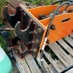 For John Deere 50G 50D Bucket MINI Excavator 60D 60G Quick Change Attachment Ear