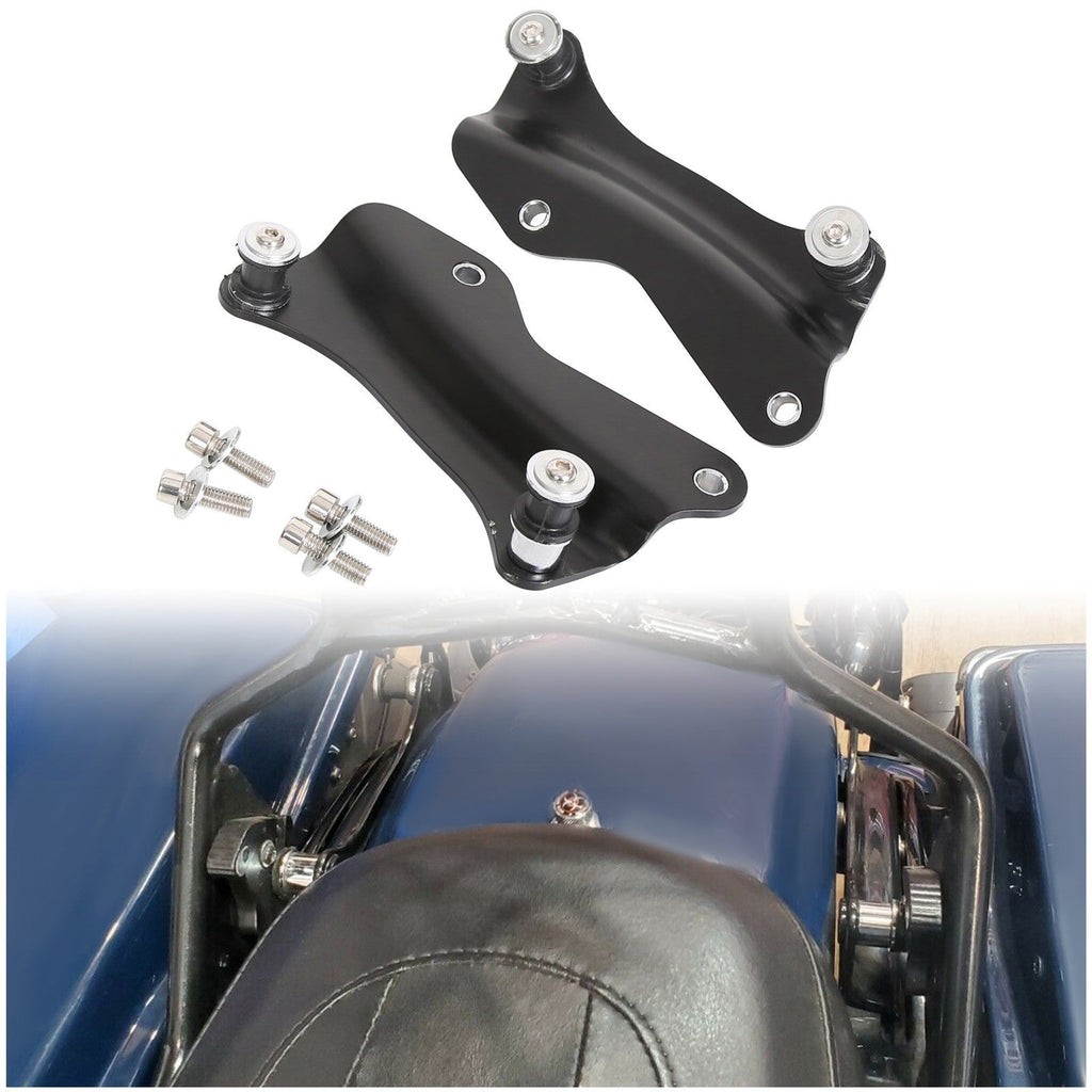Black 4 Point Docking Hardware Kit For 2014-2025 2018 Harley Street Road Glide