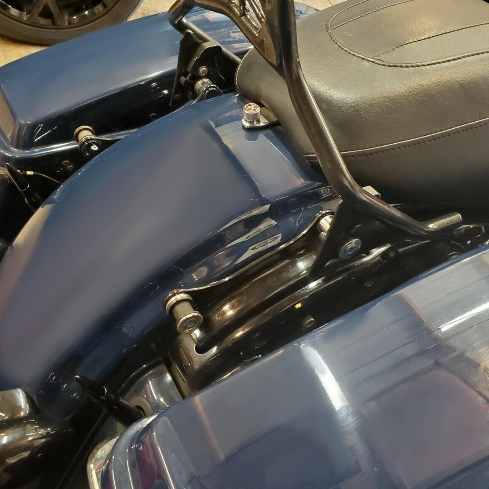 Black 4 Point Docking Hardware Kit For 2014-2025 2018 Harley Street Road Glide