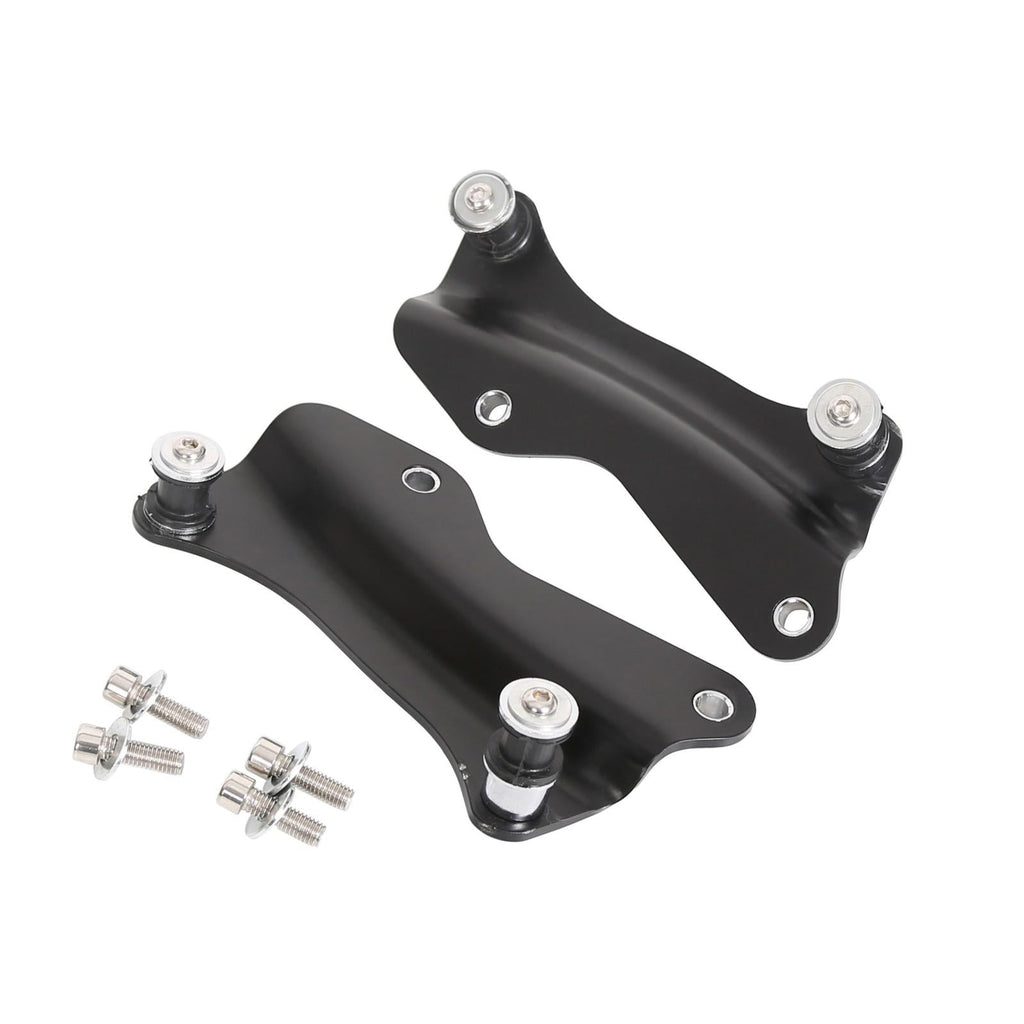 Black 4 Point Docking Hardware Kit For 2014-2025 2018 Harley Street Road Glide