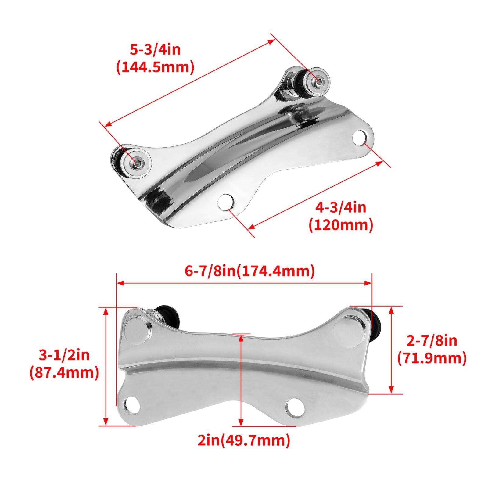 4-Point Docking Hardware Kit For Harley Luggage Trunk Touring Street Glide 14-25