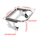 Quick Detach 2 up Luggage Trunk Rack + Docking Kits For Harley 97-08 Touring