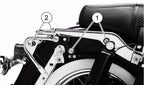 Quick Detach 2 up Luggage Trunk Rack + Docking Kits For Harley 97-08 Touring