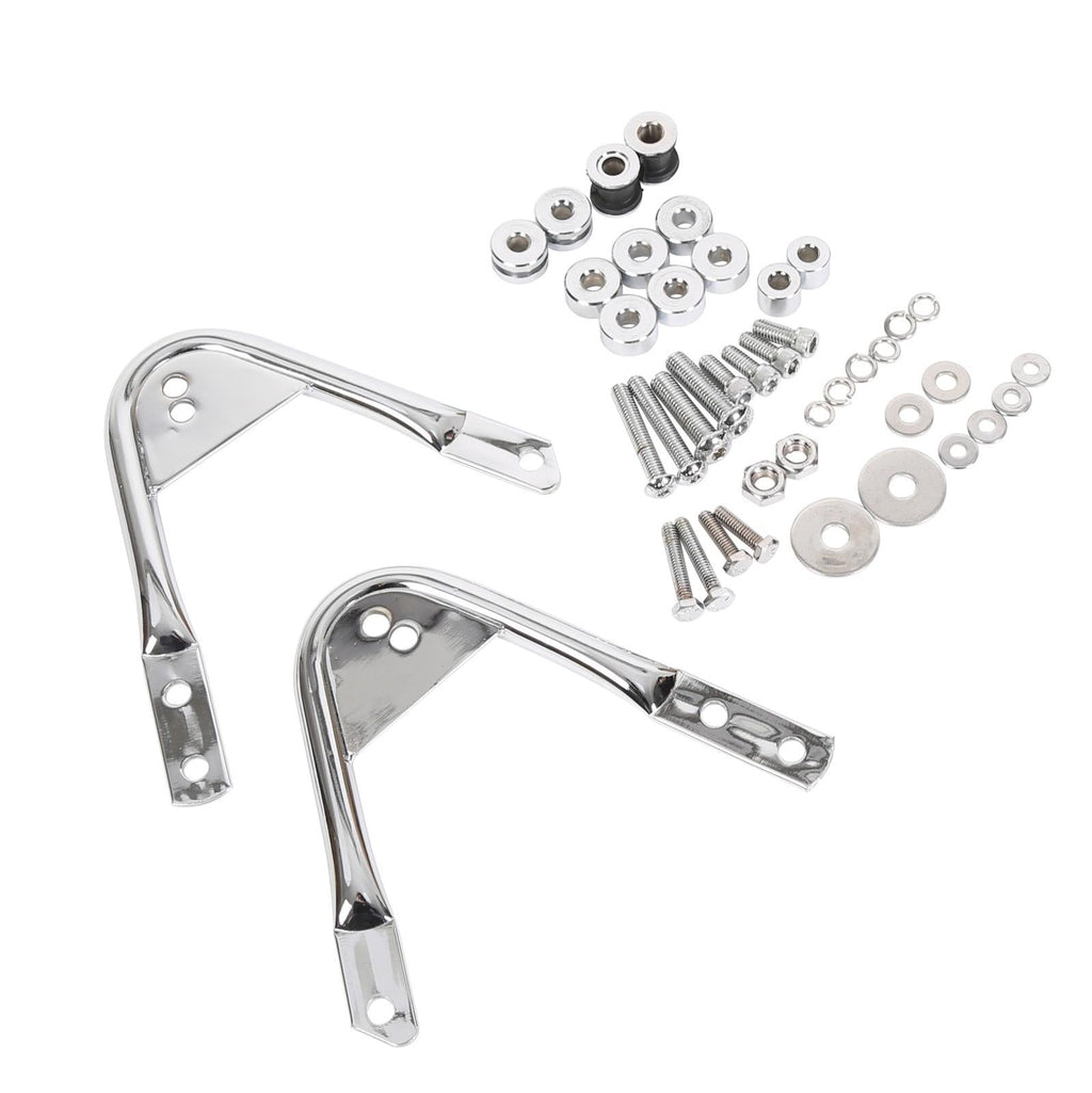 Quick Detach 2 up Luggage Trunk Rack + Docking Kits For Harley 97-08 Touring