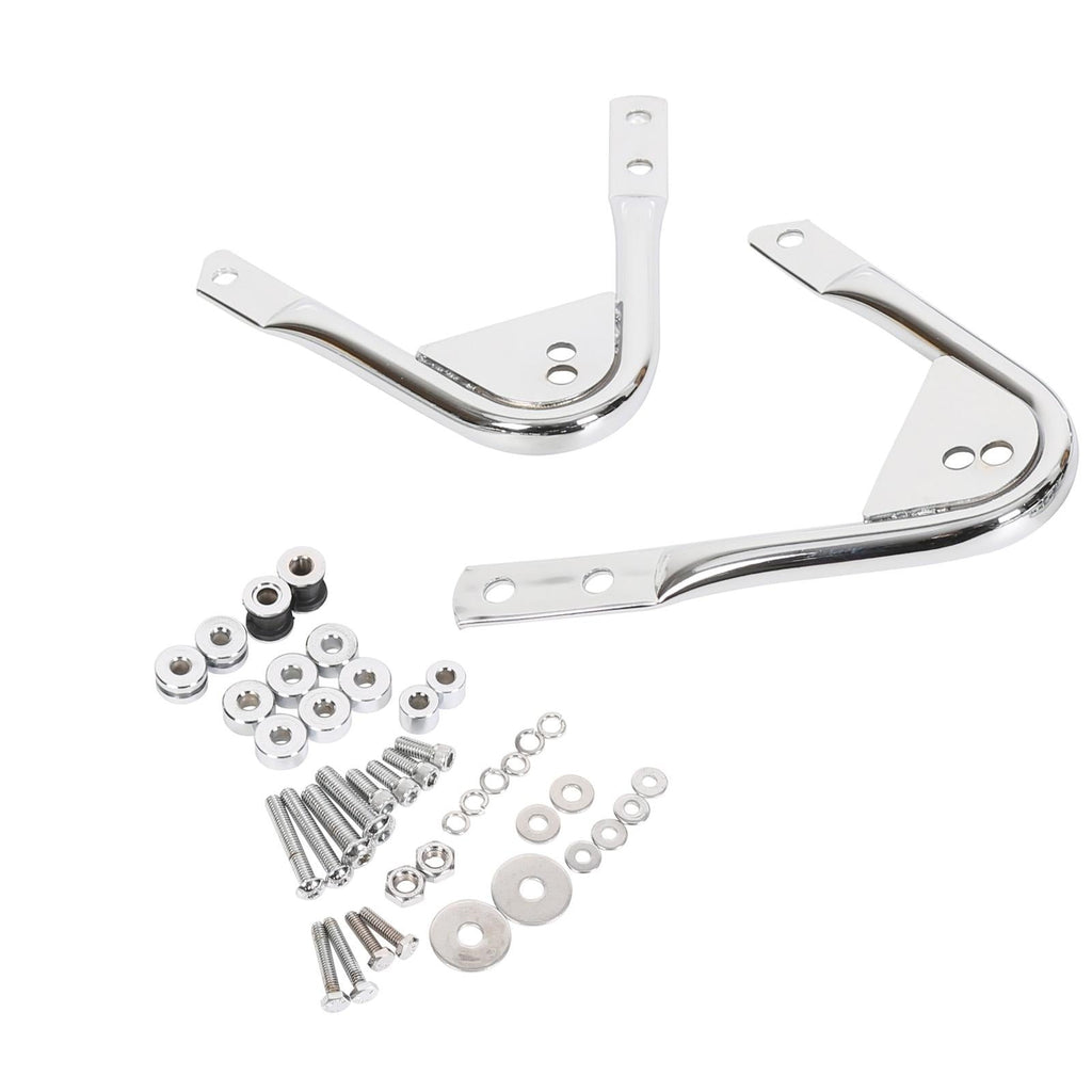 Quick Detach 2 up Luggage Trunk Rack + Docking Kits For Harley 97-08 Touring