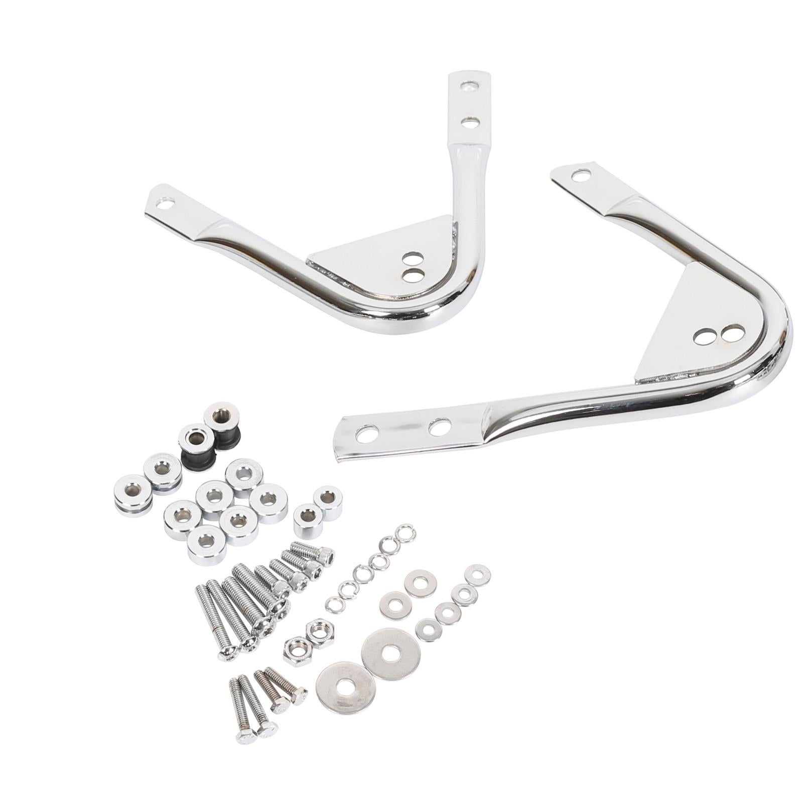Quick Detach 2 up Luggage Trunk Rack + Docking Kits For Harley 97-08 Touring
