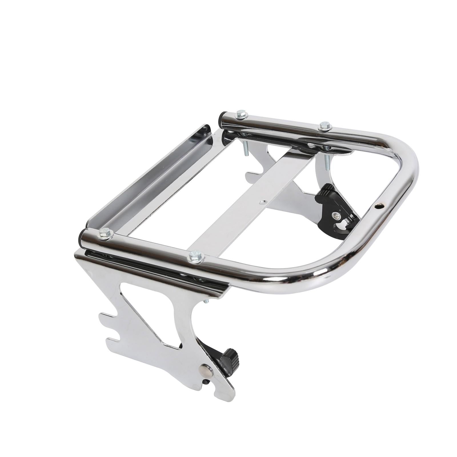 Quick Detach 2 up Luggage Trunk Rack + Docking Kits For Harley 97-08 Touring