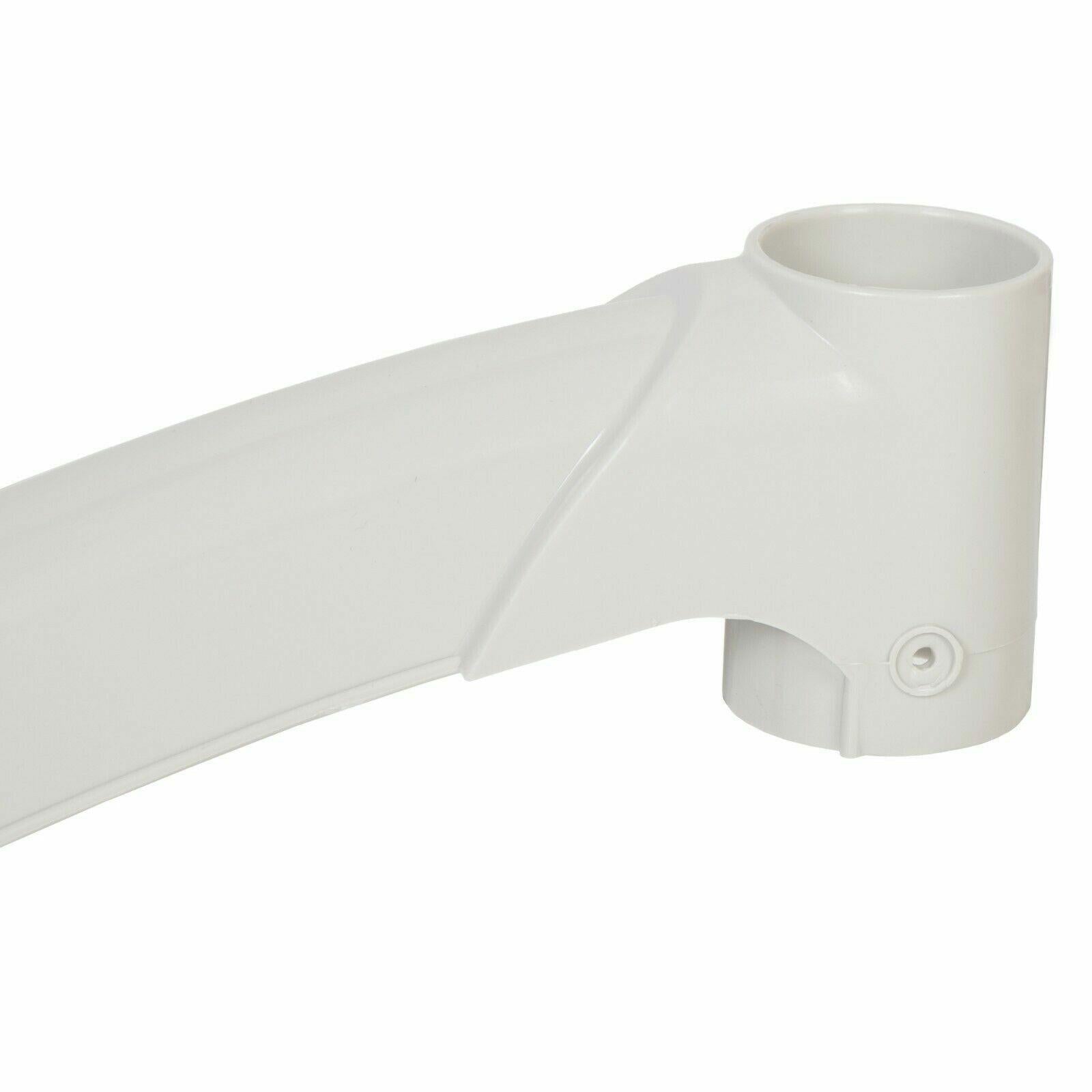 Short Handrail For Above Ground BiltMor Swimming Pool Step White New 1PC