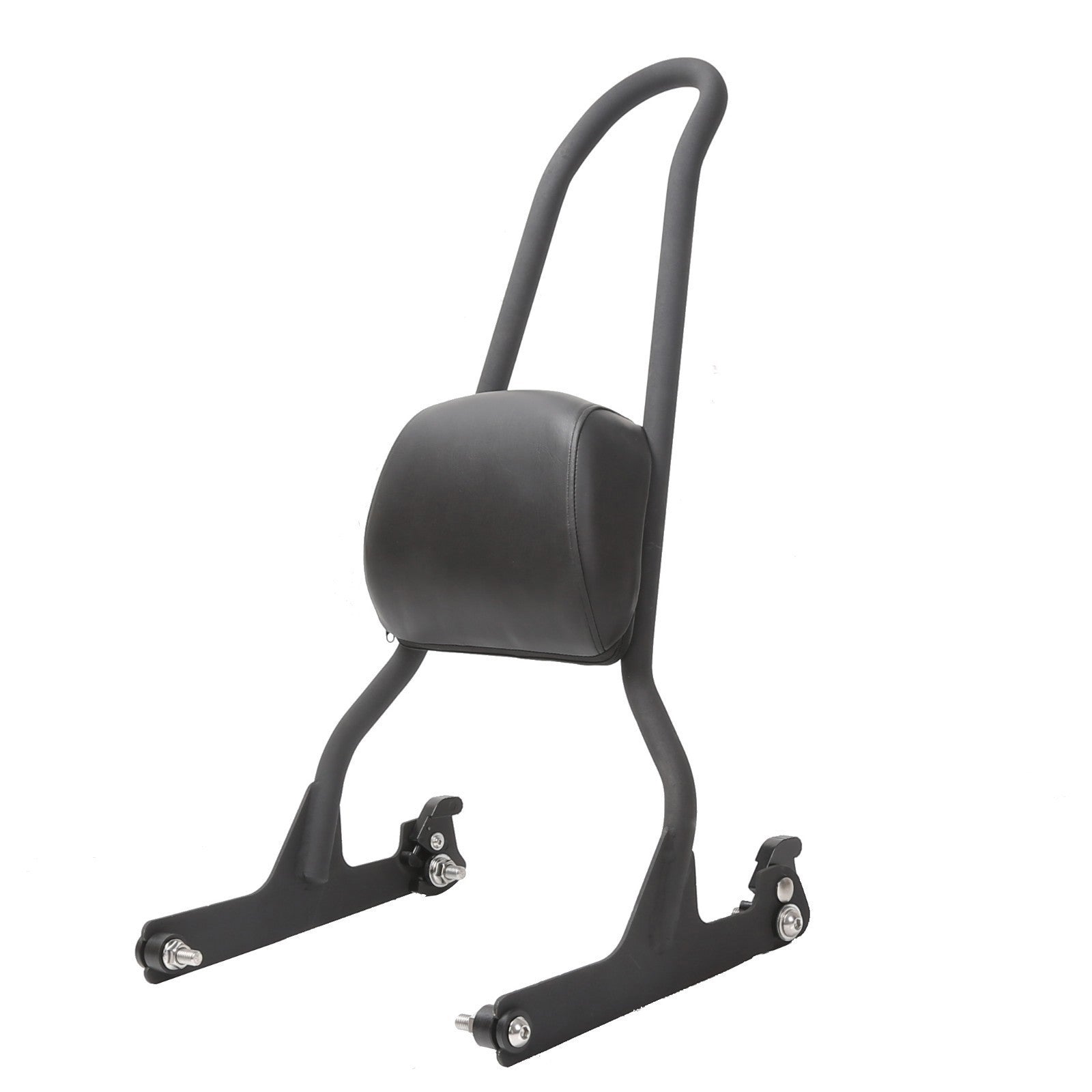 Detachable Tall Sissy Bar Upright Backrest Pad For Harley Softail 06-17 Fat Boy