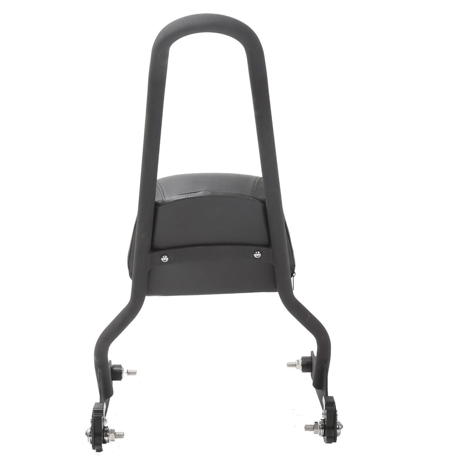 Detachable Tall Sissy Bar Upright Backrest Pad For Harley Softail 06-17 Fat Boy