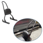 Detachable Tall Sissy Bar Upright Backrest Pad For Harley Softail 06-17 Fat Boy