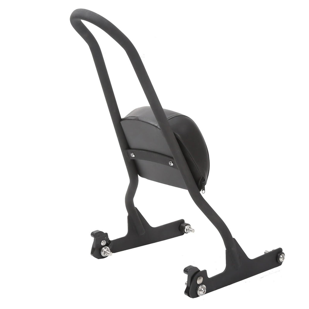 Detachable Tall Sissy Bar Upright Backrest Pad For Harley Softail 06-17 Fat Boy
