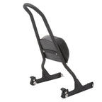Detachable Tall Sissy Bar Upright Backrest Pad For Harley Softail 06-17 Fat Boy