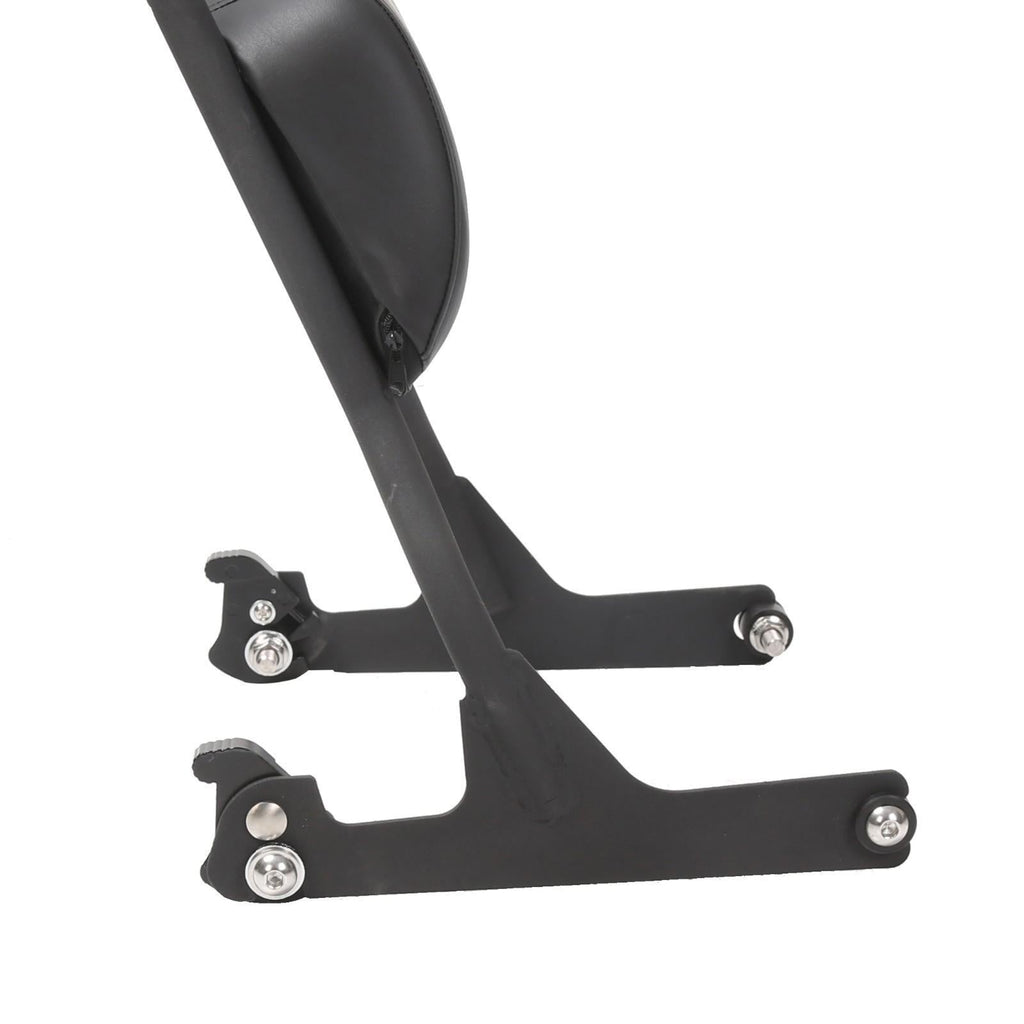 Detachable Tall Sissy Bar Upright Backrest Pad For Harley Softail 06-17 Fat Boy