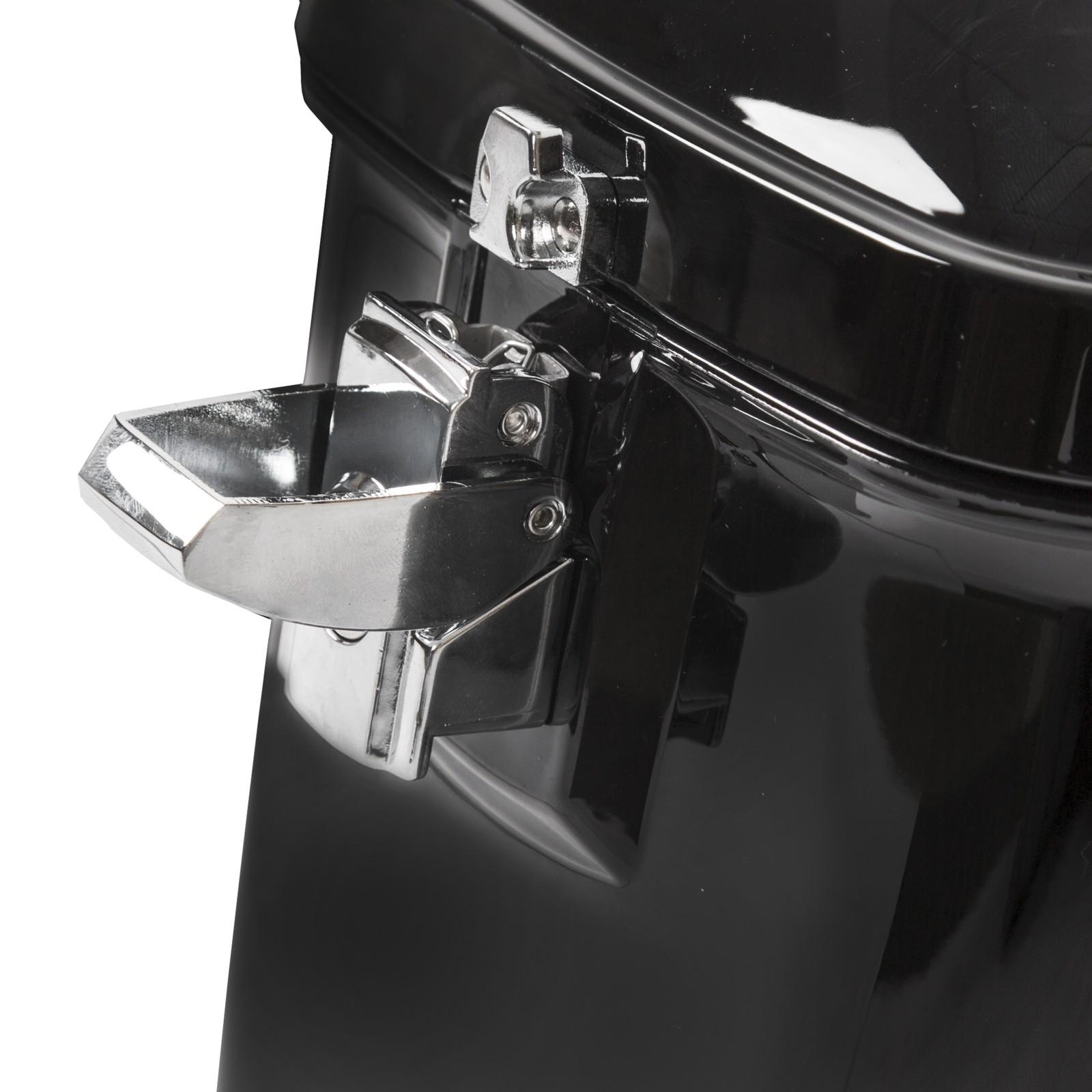 Vivid Black Large Hard Saddle Bag Trunk For Harley Dyna Honda Yamaha Accessories