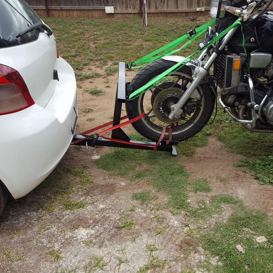 550lbs Hitch-mount Motorcycle Carrier Hitch Mount Rack Dirt Bike Hitch Truck