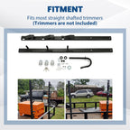 3-Place Weeder Trimmer Rack Holder for Enclosed Landscape Trailer Lockable
