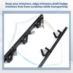 3-Place Weeder Trimmer Rack Holder for Enclosed Landscape Trailer Lockable