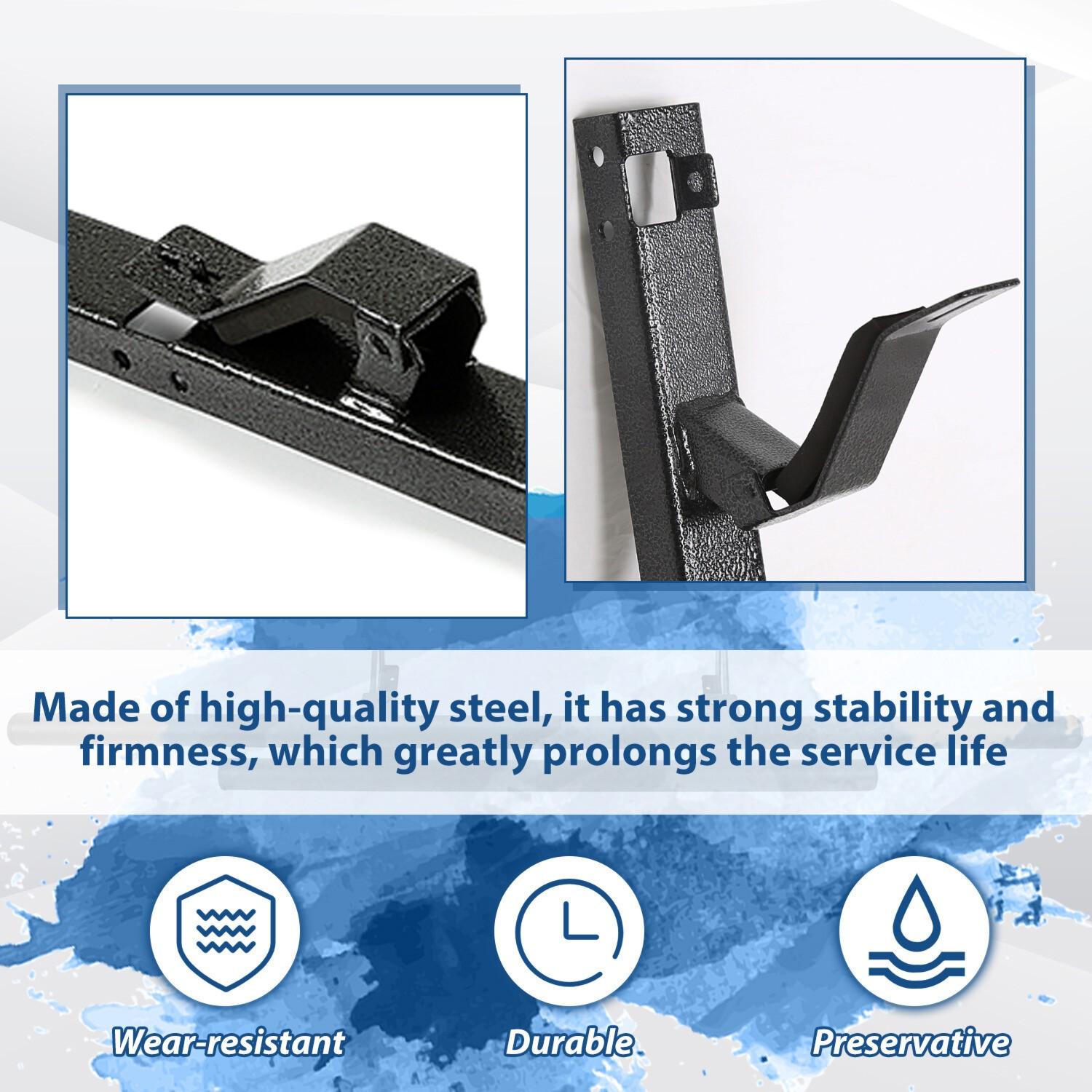 3-Place Weeder Trimmer Rack Holder for Enclosed Landscape Trailer Lockable