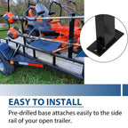 2 Place Weed Trimmer Rack Trim line Holder For Landscape Trailer Racks 4 Handles