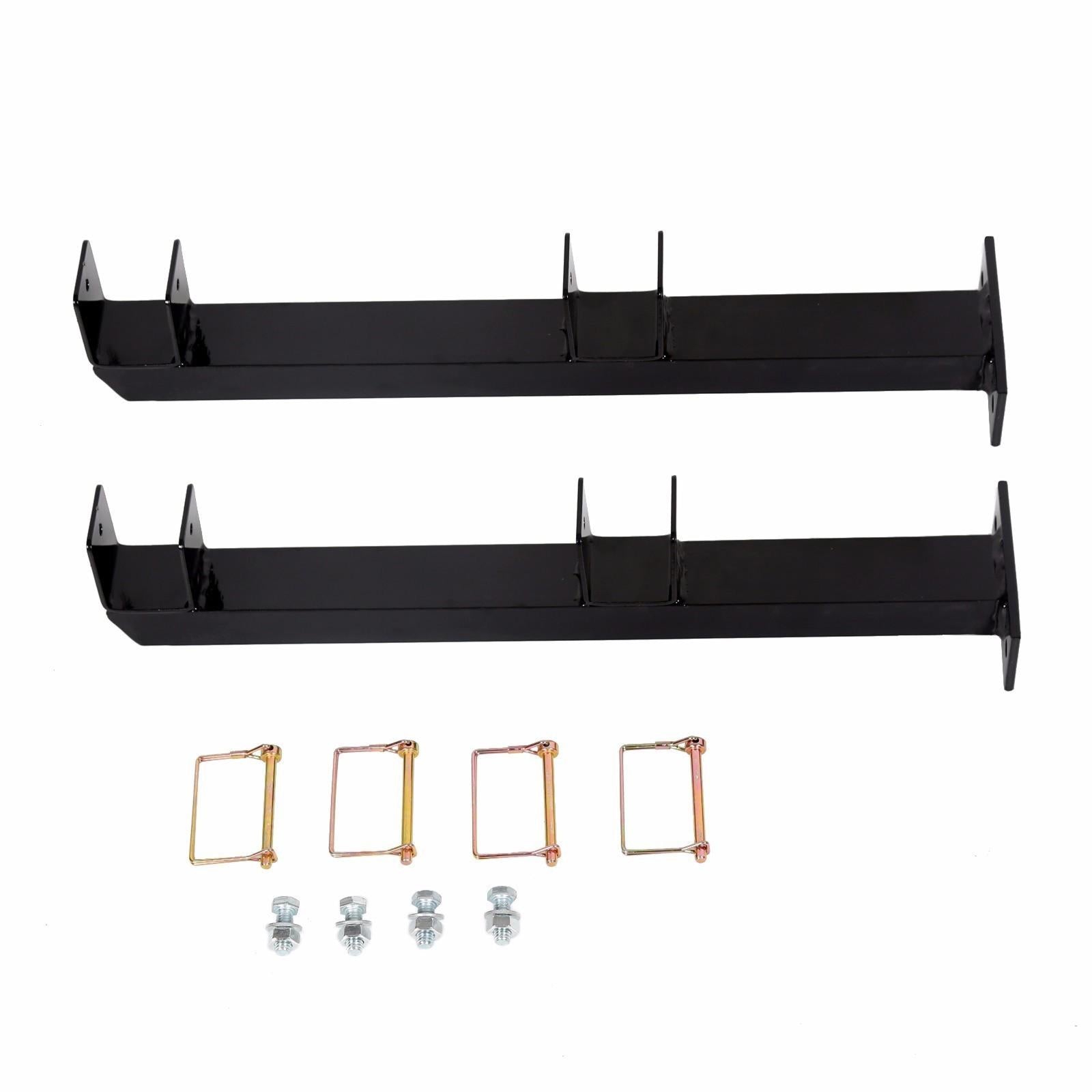 2 Place Weed Trimmer Rack Trim line Holder For Landscape Trailer Racks 4 Handles