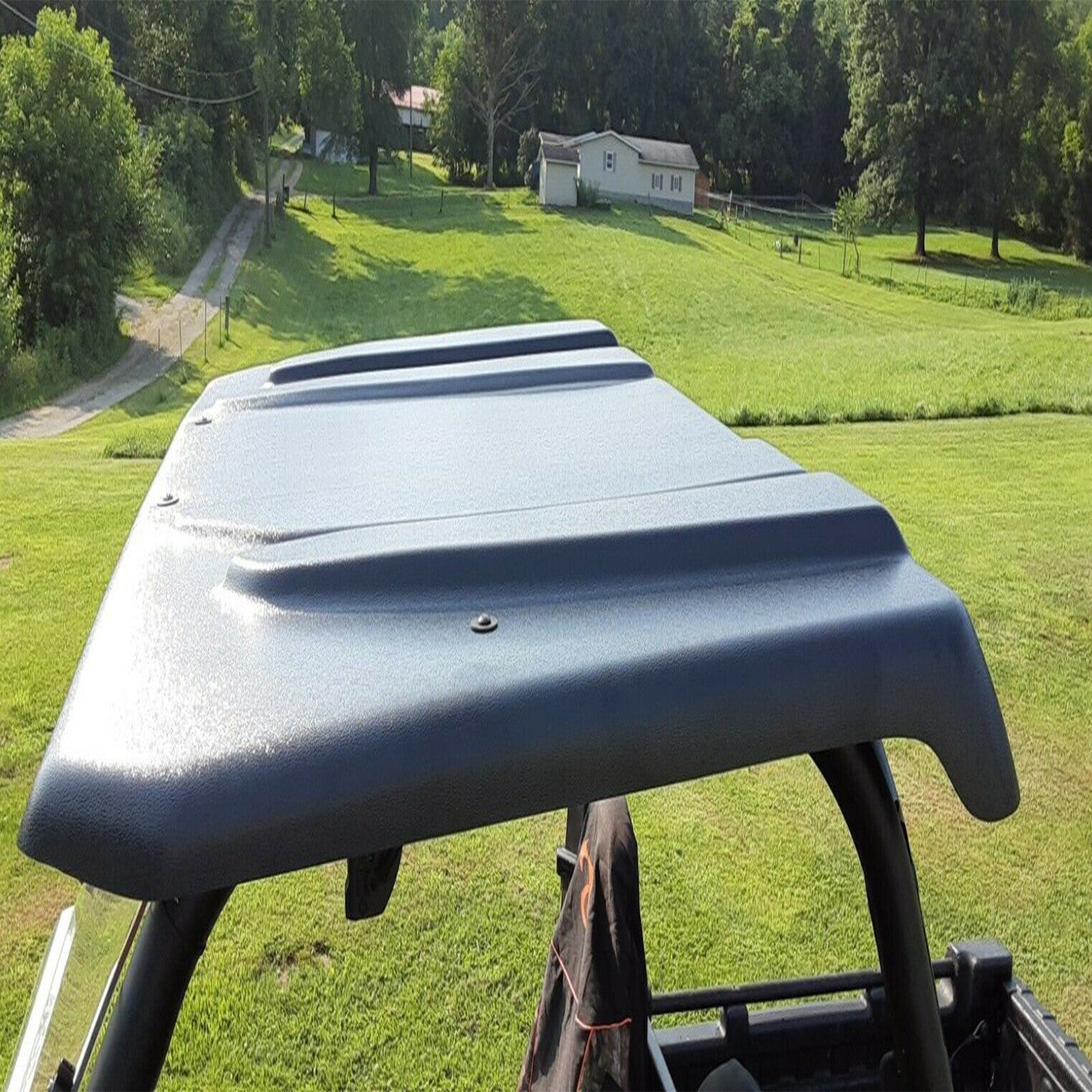 For John Deere Gator 625 825i UTV Hard Top Roof Polyethylene Black
