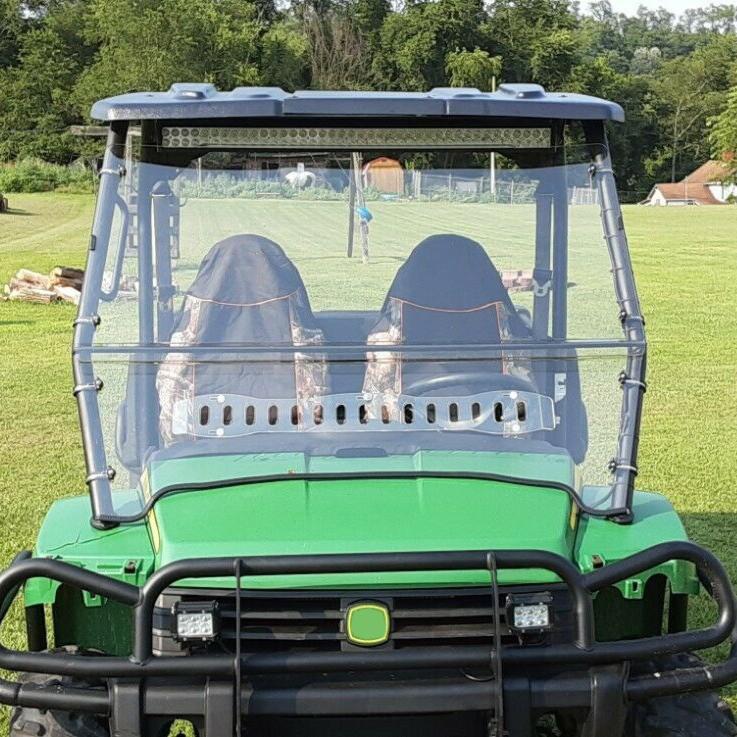For John Deere Gator 625 825i UTV Hard Top Roof Polyethylene Black
