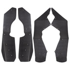 (4) Fender Flares Extensions For 2009-2014 Polaris RZR S 800 Textured