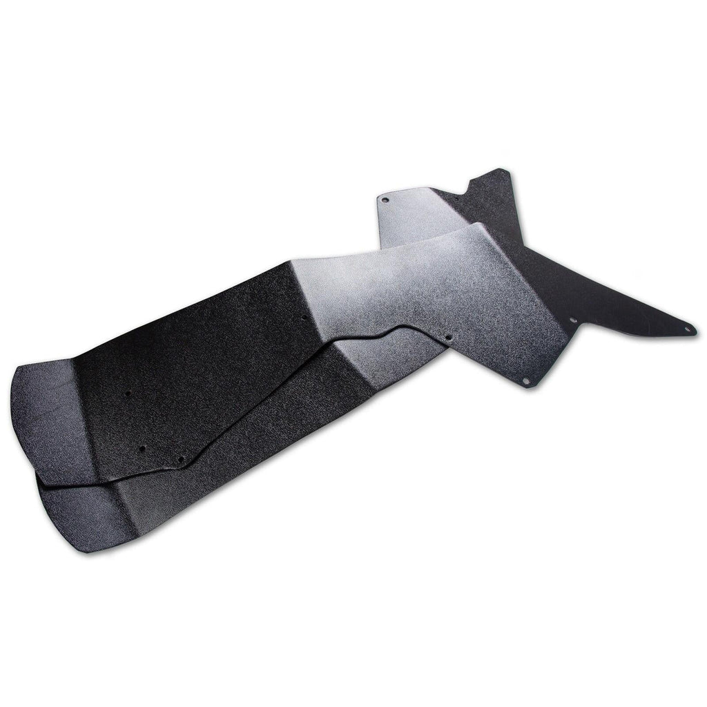 (4) Fender Flares Extensions For 2009-2014 Polaris RZR S 800 Textured