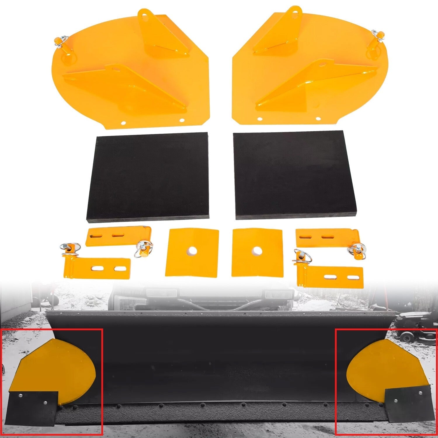 For Meyer Western Pro Wings Wing Snow Plow Blade Wing Extensions Extenders 20"