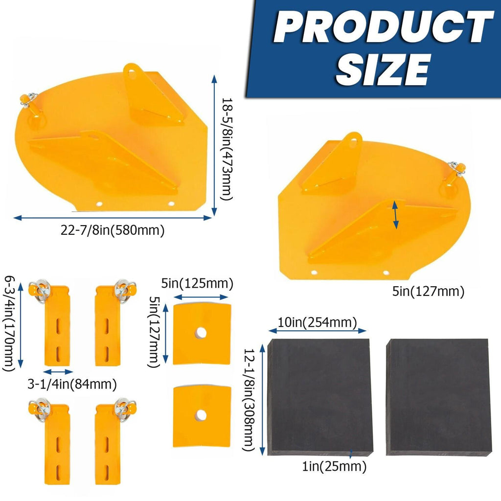 For Meyer Western Pro Wings Wing Snow Plow Blade Wing Extensions Extenders 20"