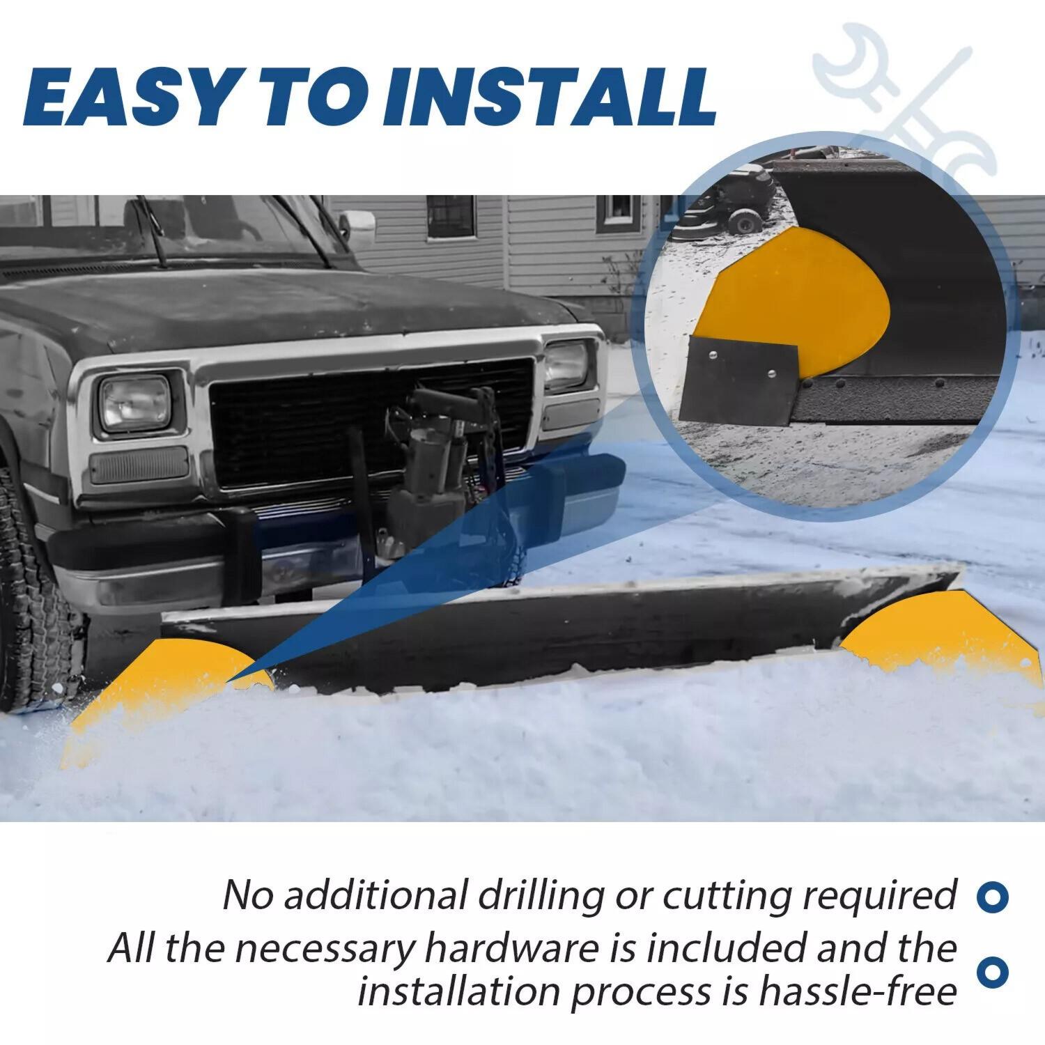 For Meyer Western Pro Wings Wing Snow Plow Blade Wing Extensions Extenders 20"
