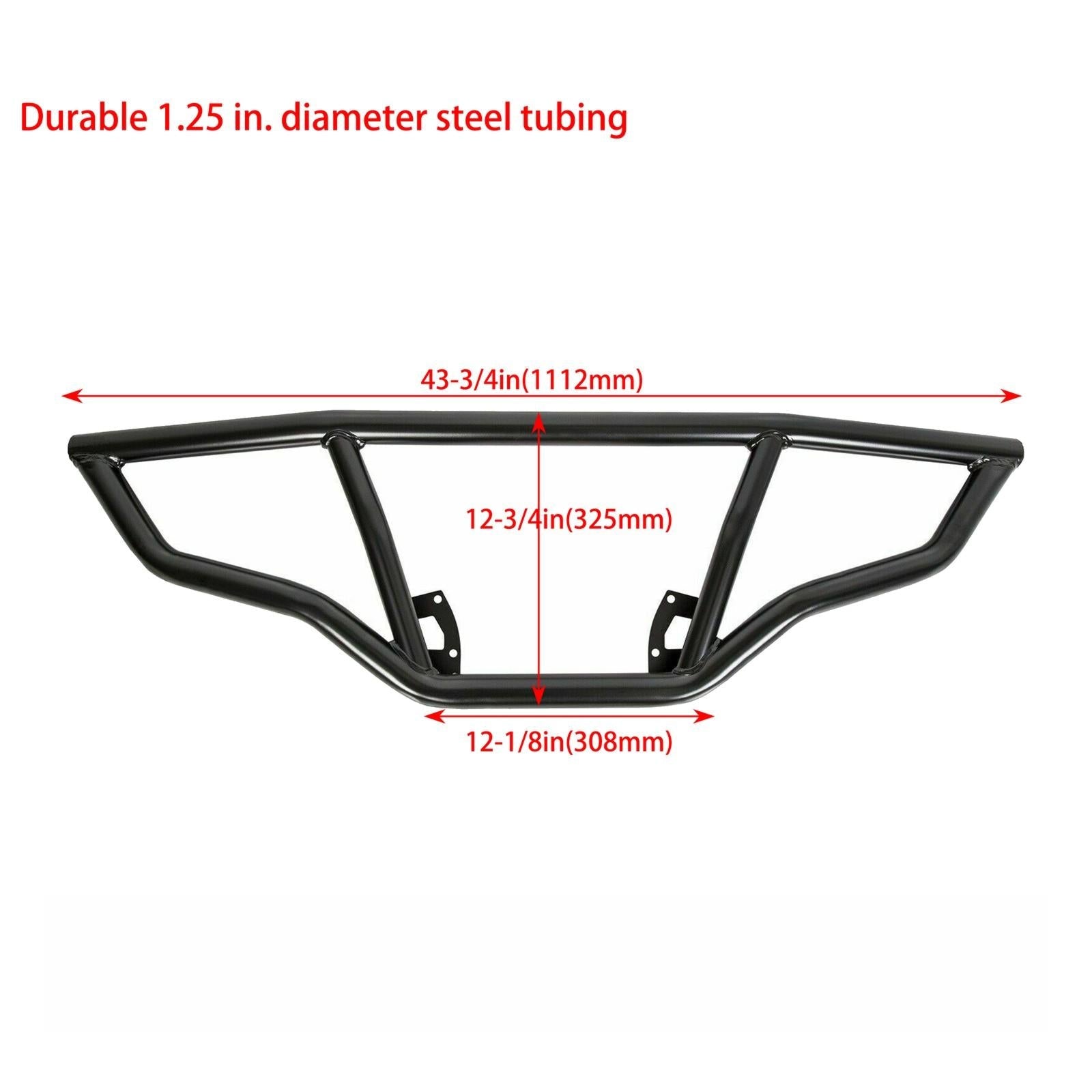 For ATV Rear Brush Guard Bumper for Polaris Sportsman 450 570 & ETX 2014-2023
