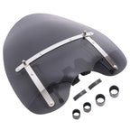 19"x17" Smoke Windshield Windscreen For Honda Harley Sportster Dyna Softail