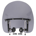 19"x17" Smoke Windshield Windscreen For Honda Harley Sportster Dyna Softail