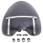 19"x17" Smoke Windshield Windscreen For Honda Harley Sportster Dyna Softail