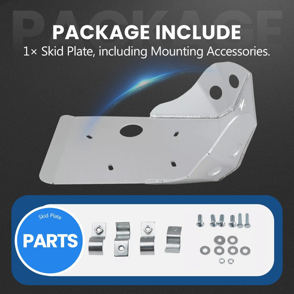 4mm Skid Plate For Honda XR600R 1989-2000 & XR650L 1992-2021 Aluminum