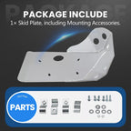 4mm Skid Plate For Honda XR600R 1989-2000 & XR650L 1992-2021 Aluminum
