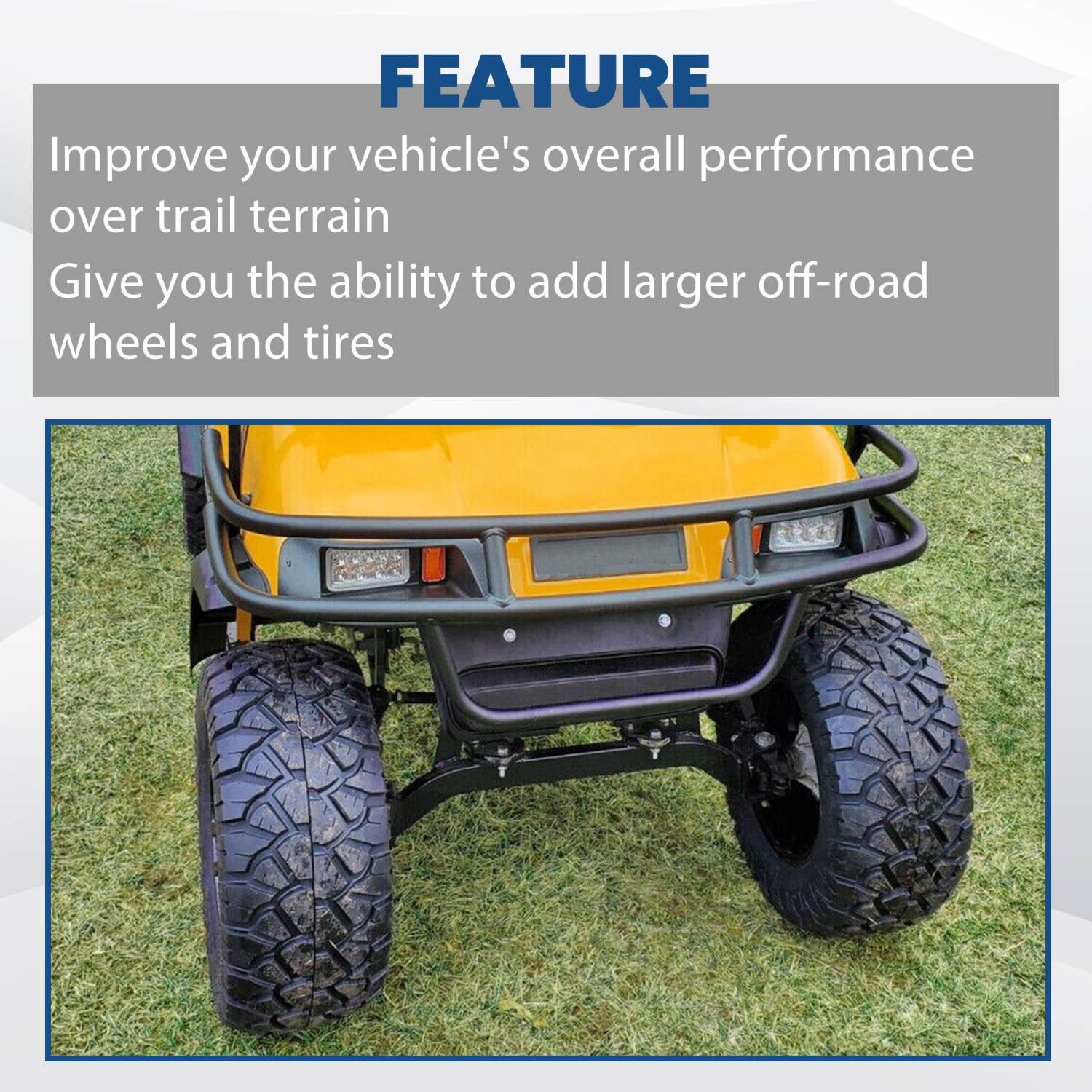 4" Drop Axle Lift Kit For EZGO Gas Golf Cart TXT Medalist Gas 1994.5-2001.5