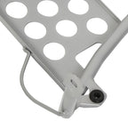 NEW Silver Heel Guards Footrest For Yamaha Banshee YFZ350 Left + Right Nerf Bars