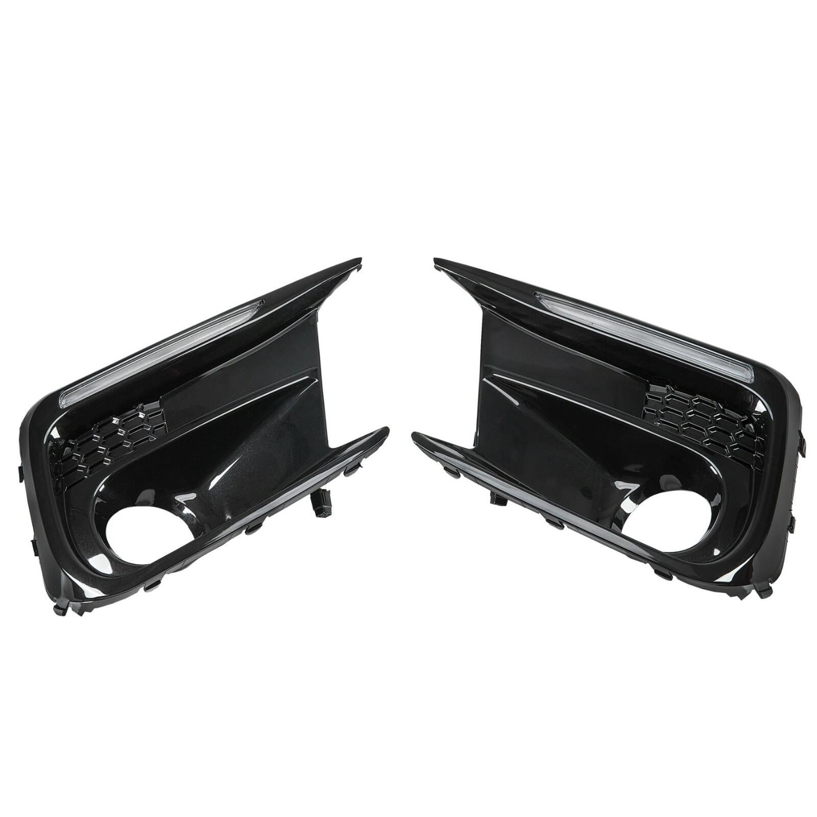LED DRL Fog Lights Bezel Cover Kit For Subaru WRX/STI 2018-2021 White/Amber